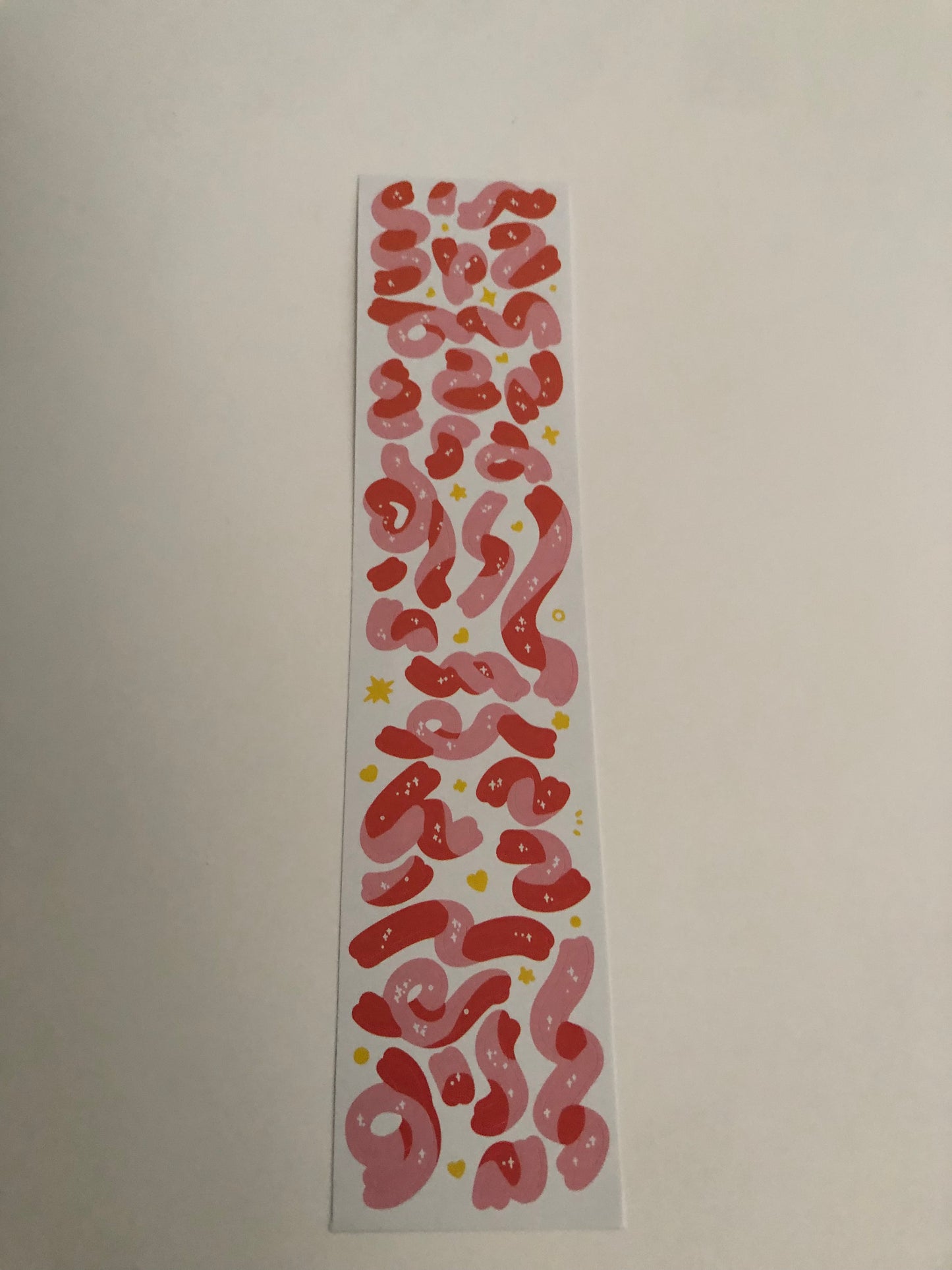 Red Orange Sticker sheets