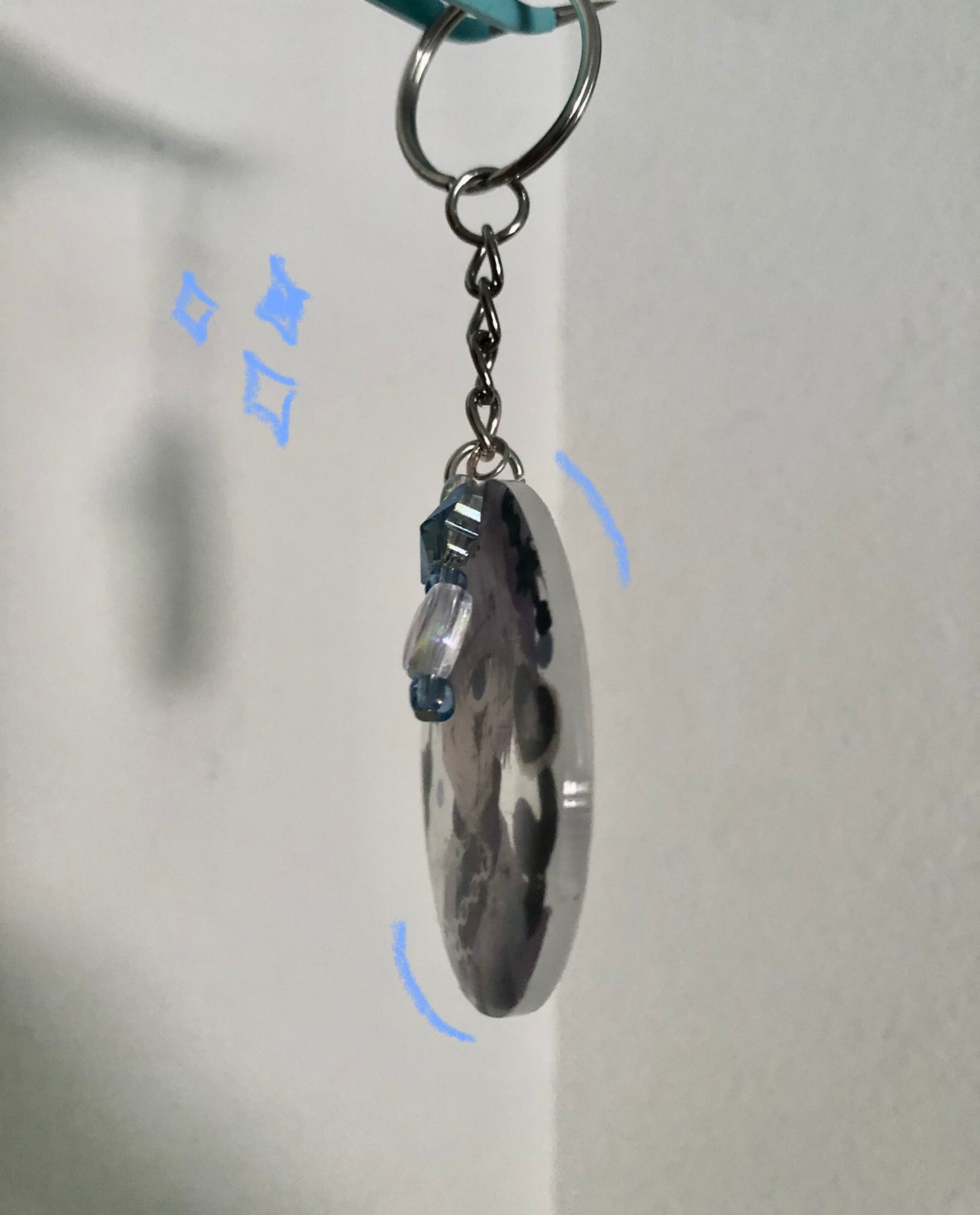 killua heart keychain