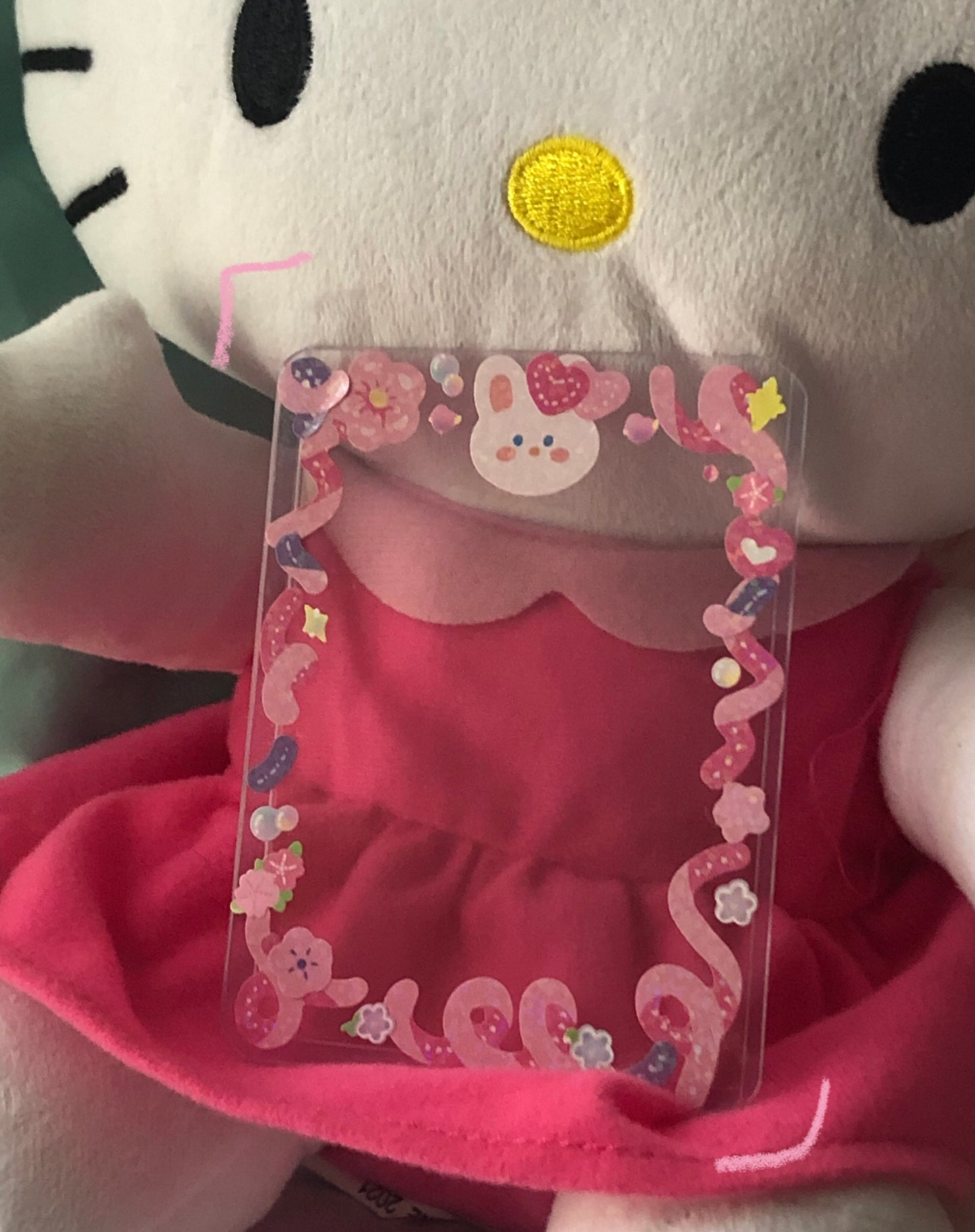 Pink Swirls Card Sleeve